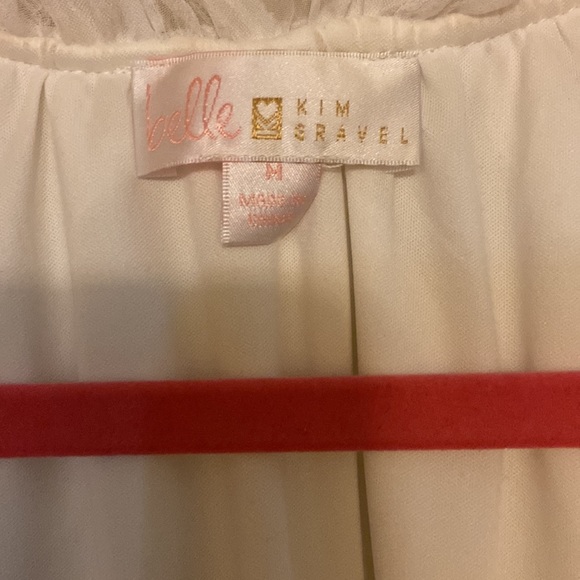 Belle by Kim Gravel, medium lined lace blouse - Picture 4 of 9